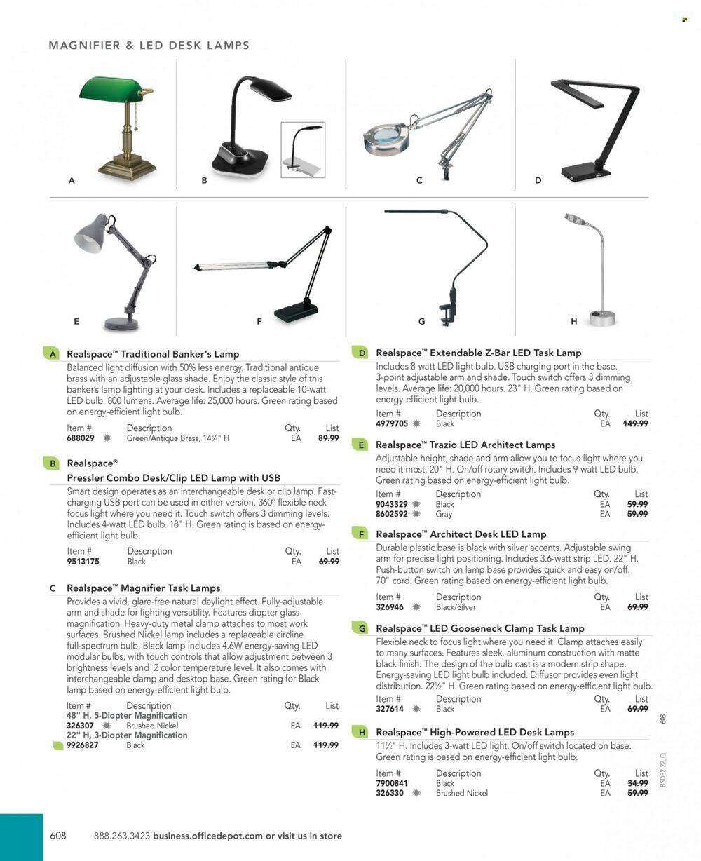 Office DEPOT 2022 Business Reference Guide Promotions & Flyer Specials September 2022