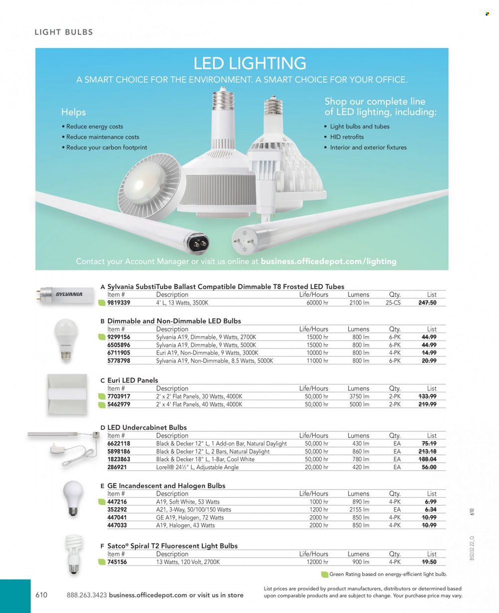 Office DEPOT 2022 Business Reference Guide Promotions & Flyer Specials September 2022
