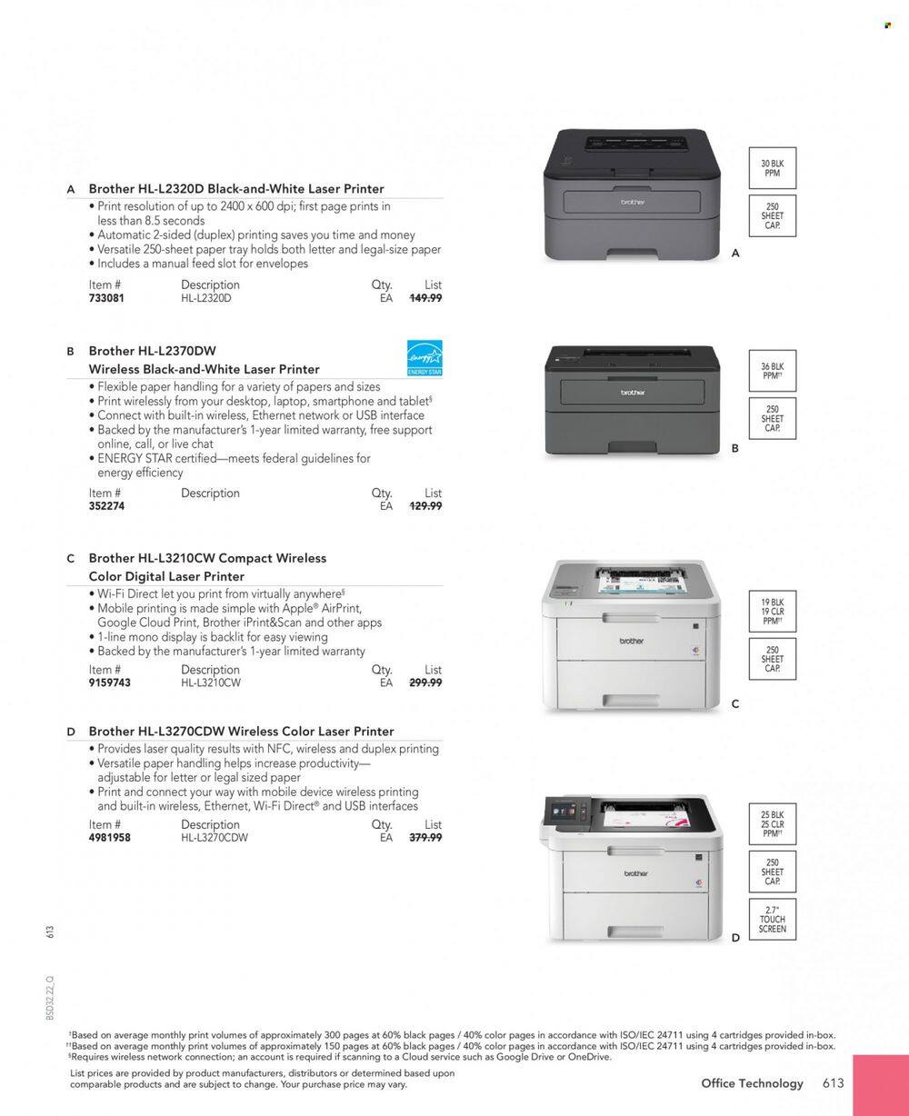 Office DEPOT 2022 Business Reference Guide Promotions & Flyer Specials September 2022