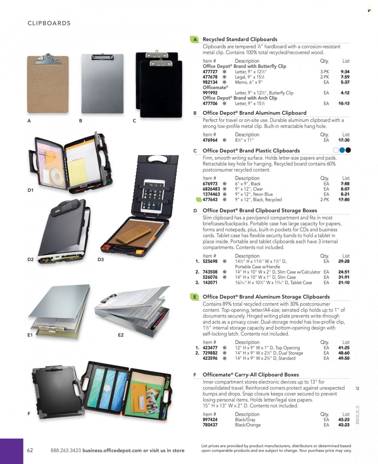 Office DEPOT 2022 Business Reference Guide Promotions & Flyer Specials September 2022