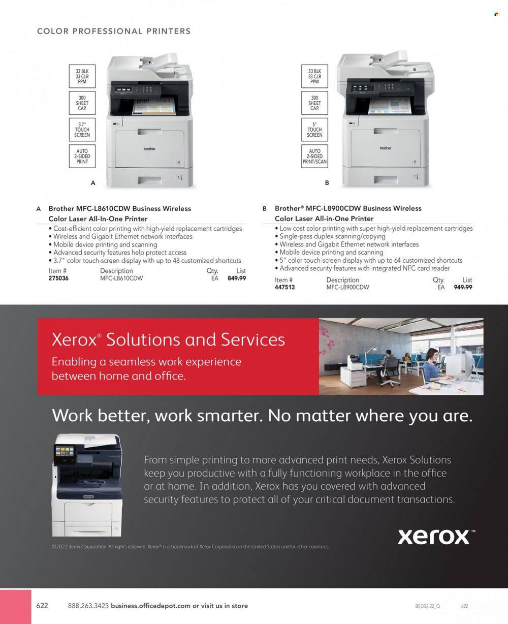 Office DEPOT 2022 Business Reference Guide Promotions & Flyer Specials September 2022
