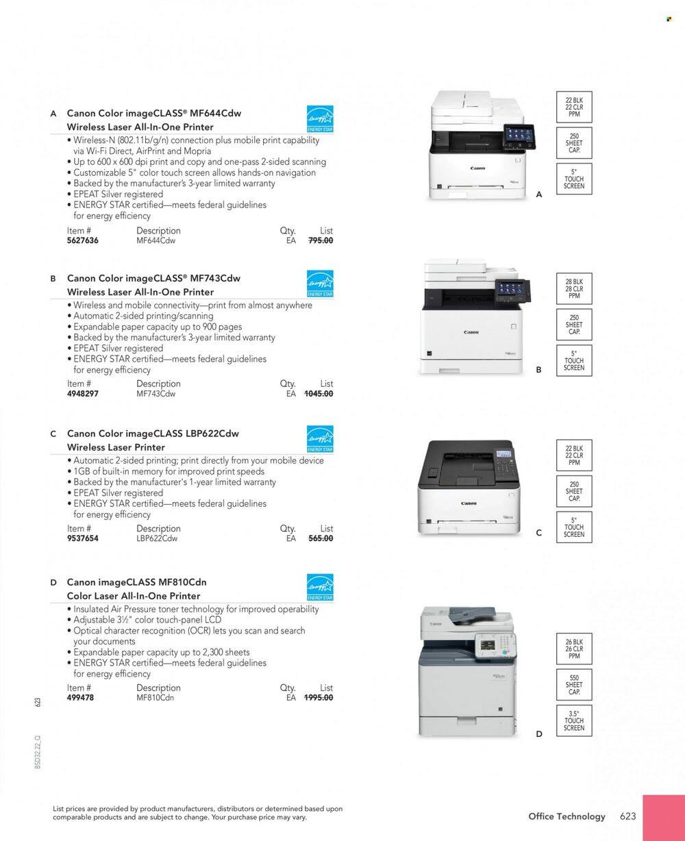 Office DEPOT 2022 Business Reference Guide Promotions & Flyer Specials September 2022