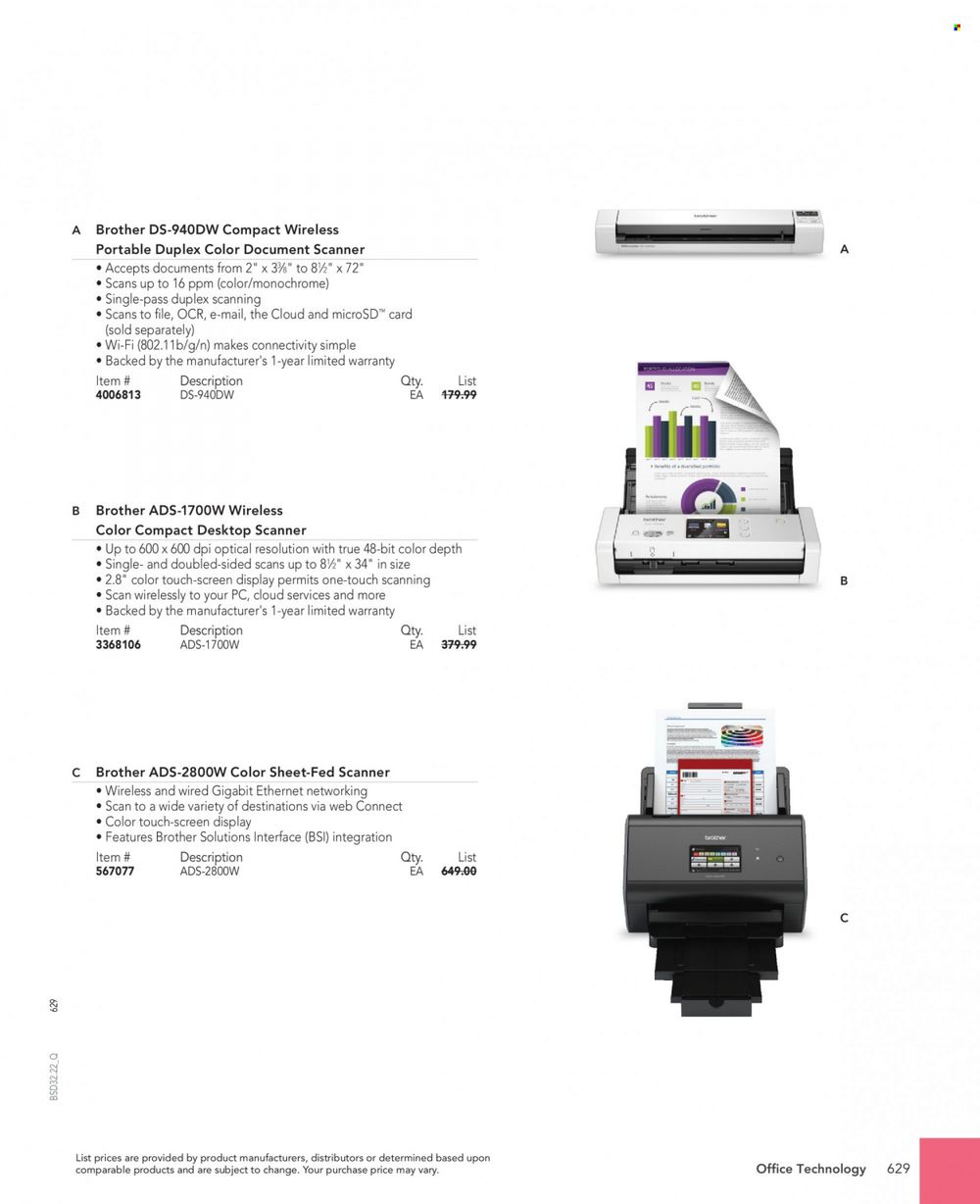 Office DEPOT 2022 Business Reference Guide Promotions & Flyer Specials September 2022
