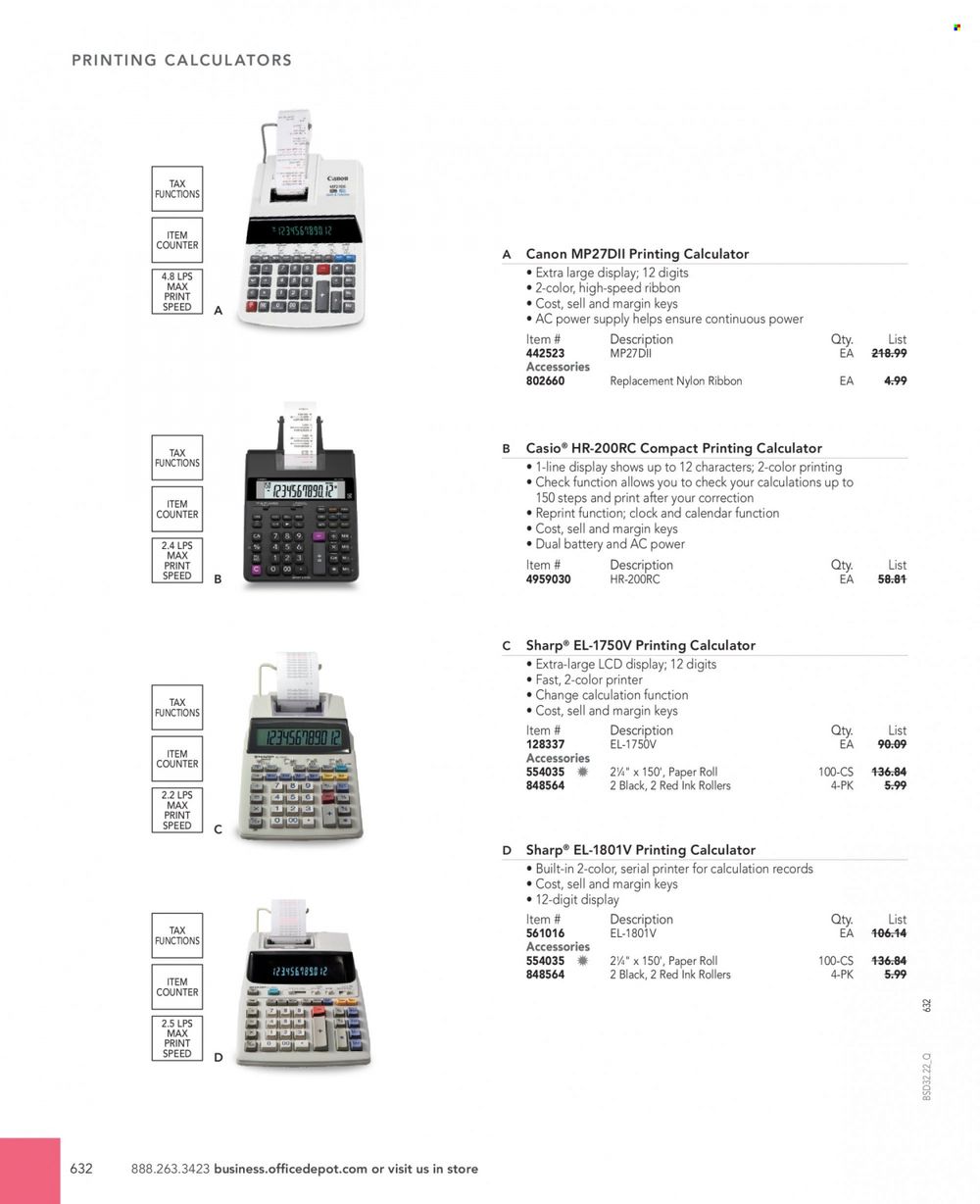 Office DEPOT 2022 Business Reference Guide Promotions & Flyer Specials September 2022