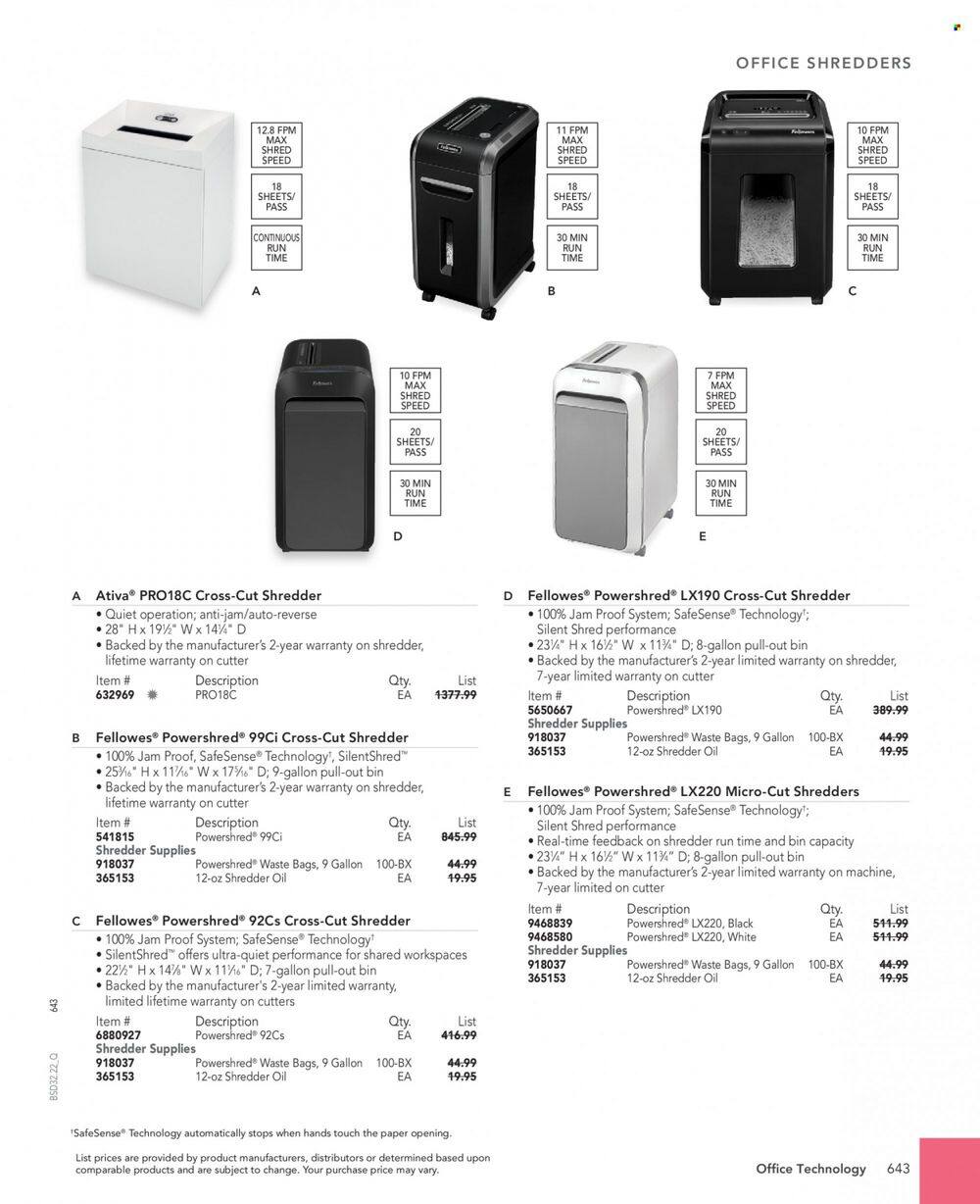 Office DEPOT 2022 Business Reference Guide Promotions & Flyer Specials September 2022