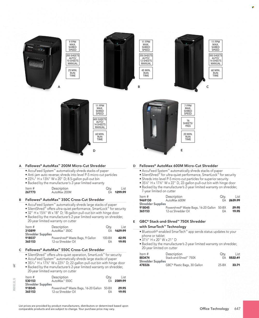 Office DEPOT 2022 Business Reference Guide Promotions & Flyer Specials September 2022