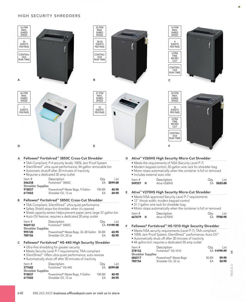 Office DEPOT 2022 Business Reference Guide Promotions & Flyer Specials September 2022