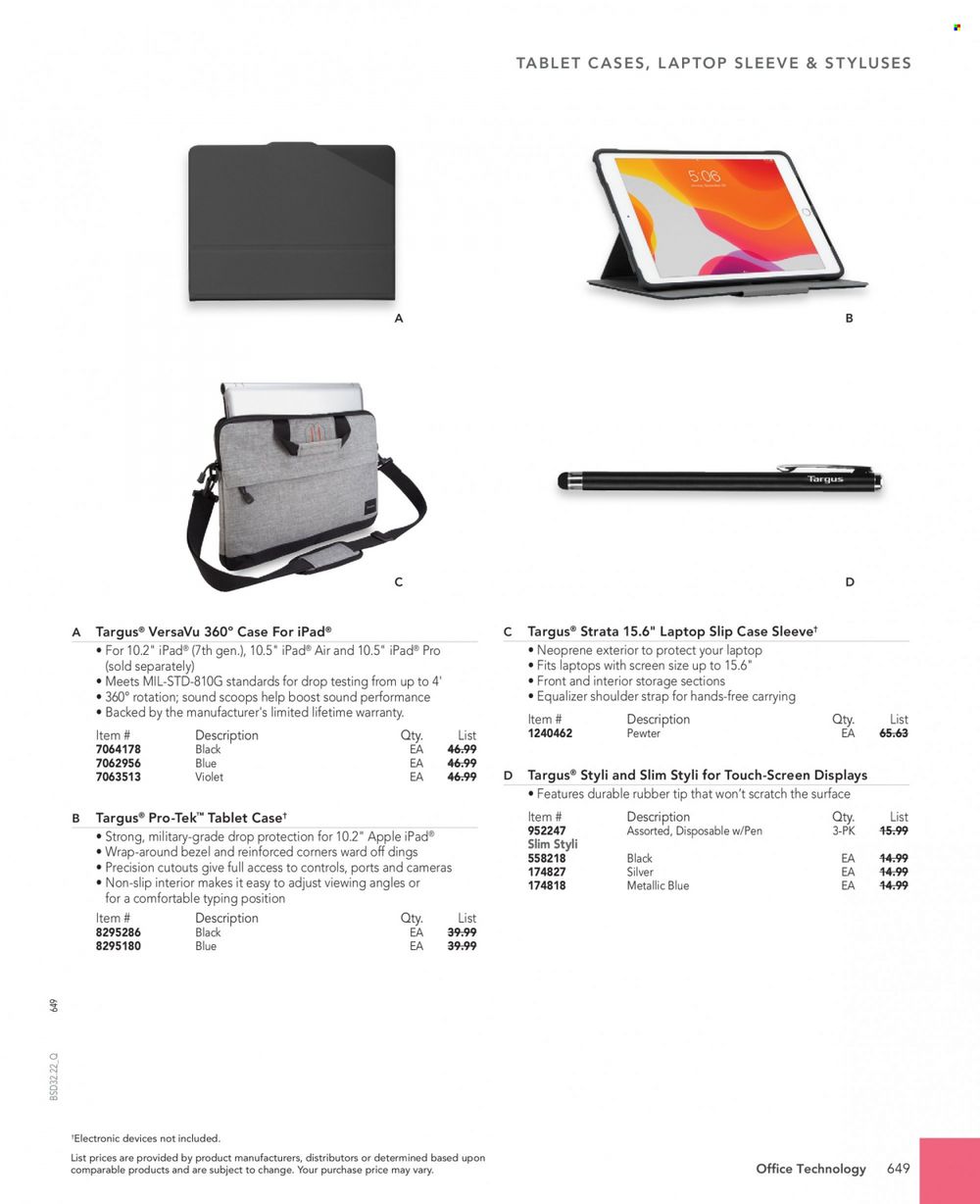 Office DEPOT 2022 Business Reference Guide Promotions & Flyer Specials September 2022