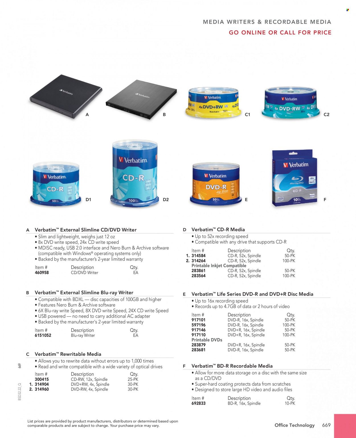 Office DEPOT 2022 Business Reference Guide Promotions & Flyer Specials September 2022