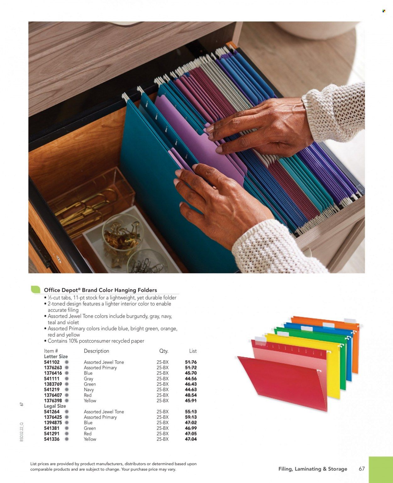 Office DEPOT 2022 Business Reference Guide Promotions & Flyer Specials September 2022