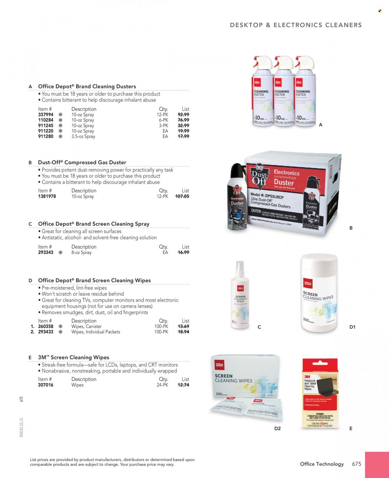 Office DEPOT 2022 Business Reference Guide Promotions & Flyer Specials September 2022