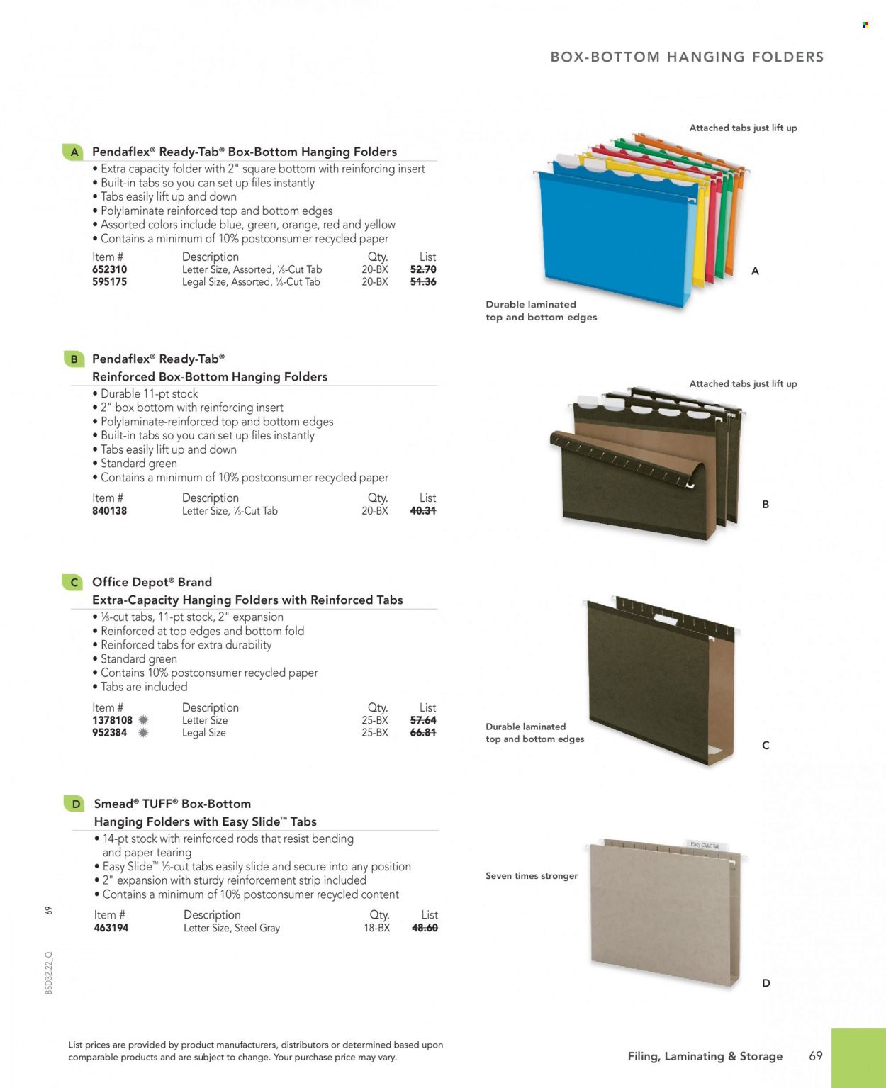 Office DEPOT 2022 Business Reference Guide Promotions & Flyer Specials September 2022