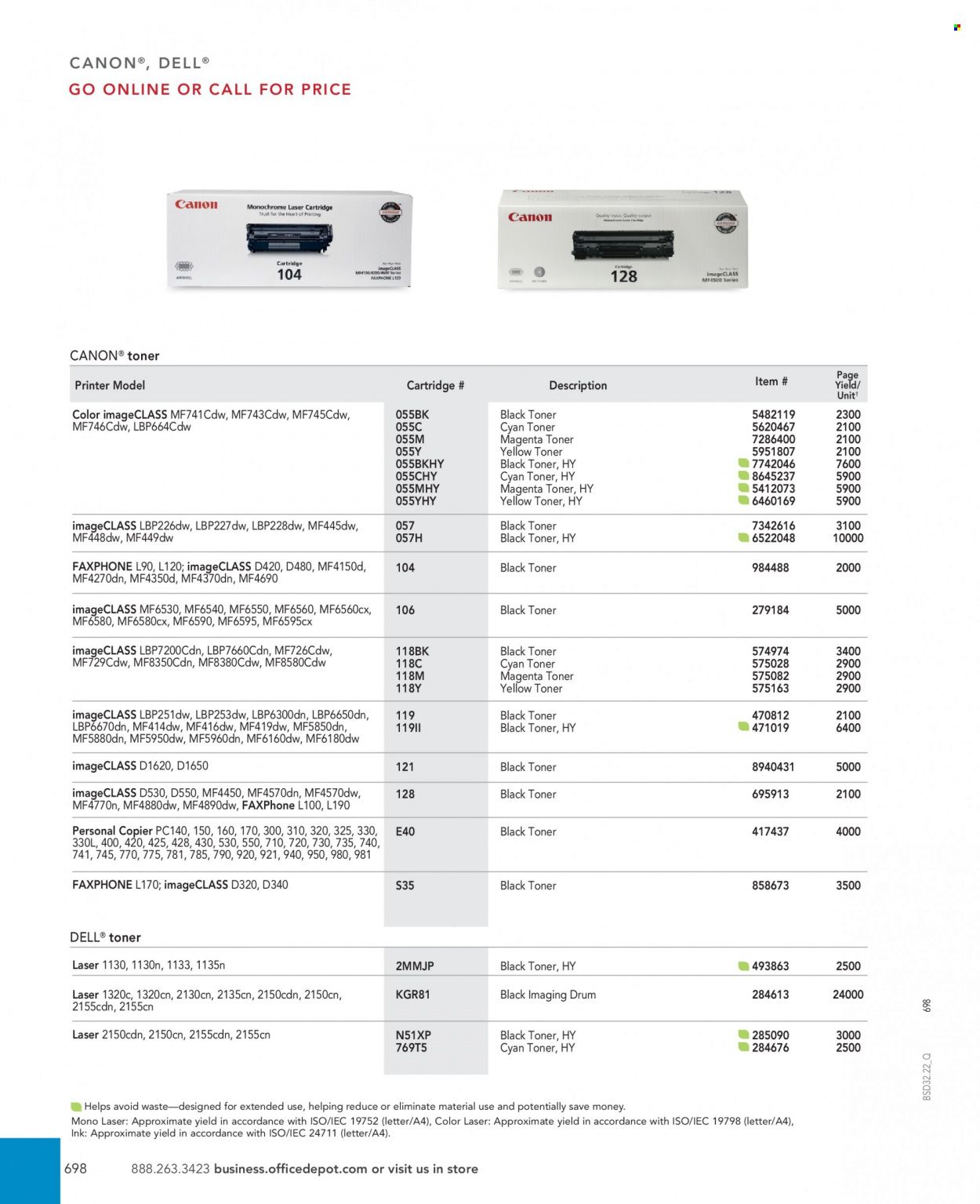 Office DEPOT 2022 Business Reference Guide Promotions & Flyer Specials September 2022