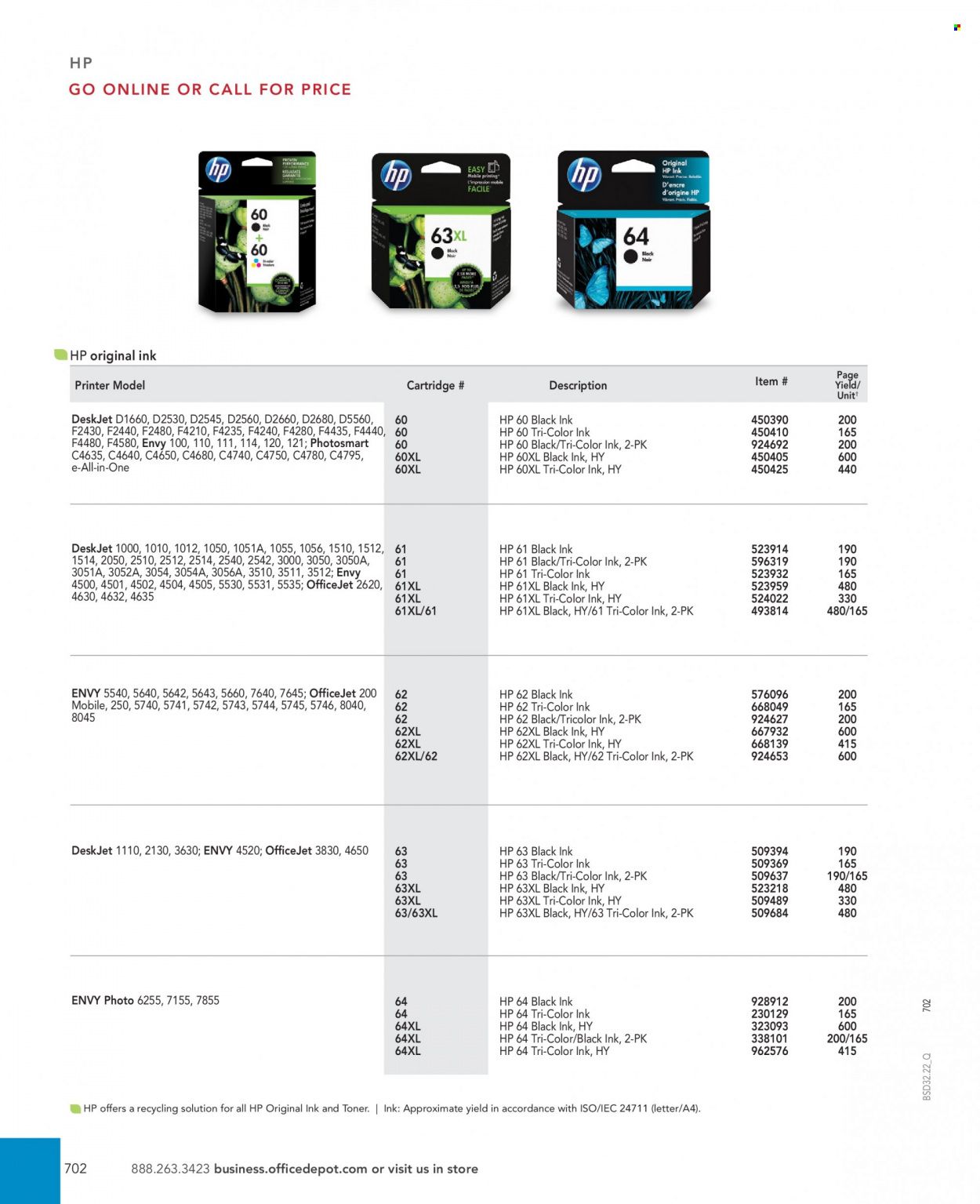 Office DEPOT 2022 Business Reference Guide Promotions & Flyer Specials September 2022