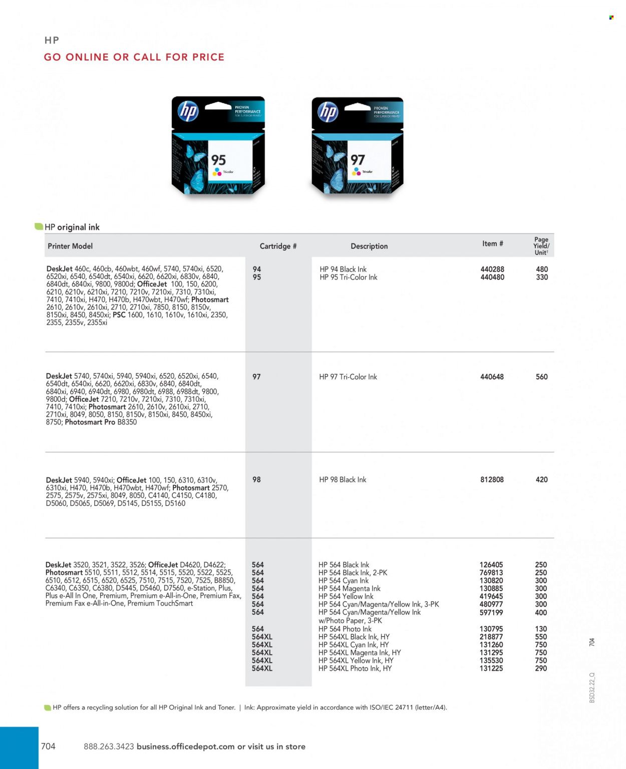 Office DEPOT 2022 Business Reference Guide Promotions & Flyer Specials September 2022