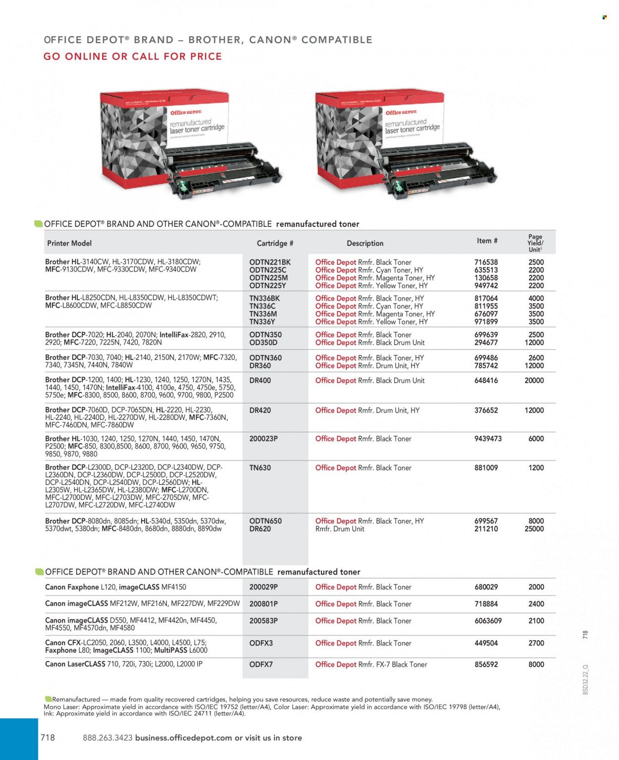 Office DEPOT 2022 Business Reference Guide Promotions & Flyer Specials September 2022