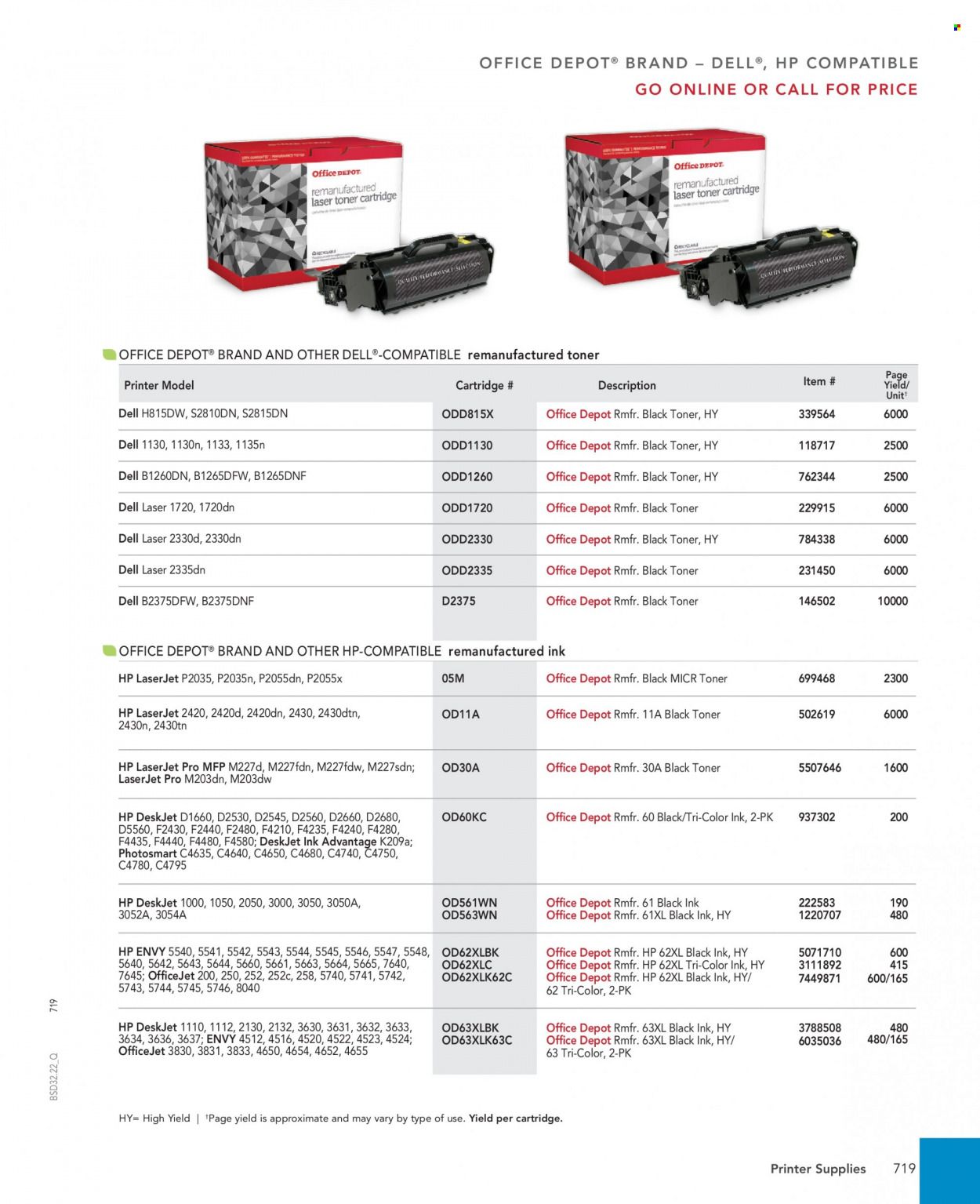Office DEPOT 2022 Business Reference Guide Promotions & Flyer Specials September 2022