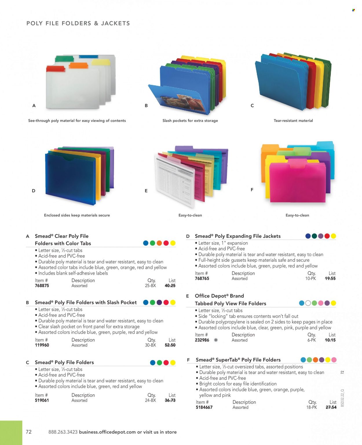 Office DEPOT 2022 Business Reference Guide Promotions & Flyer Specials September 2022