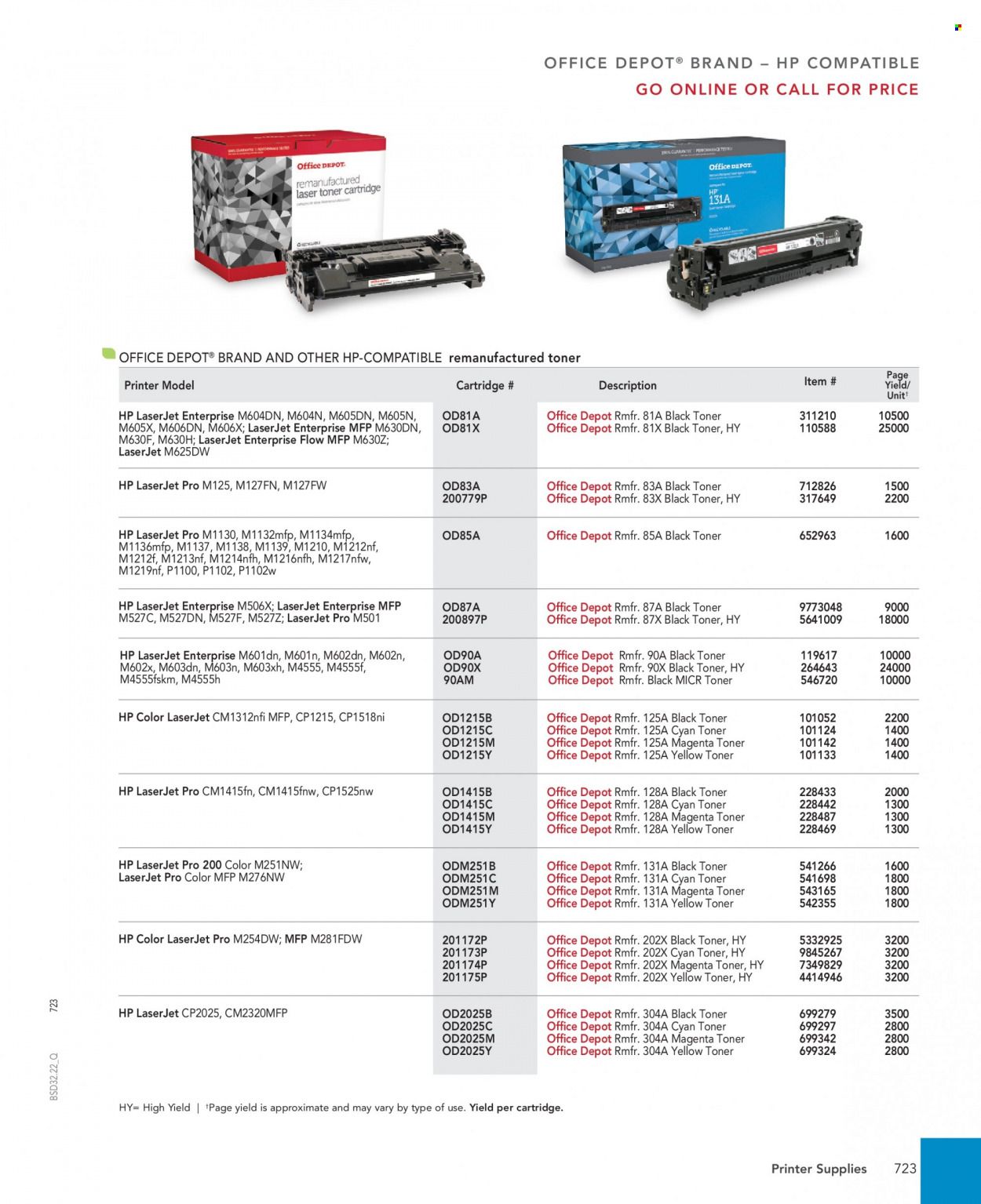 Office DEPOT 2022 Business Reference Guide Promotions & Flyer Specials September 2022