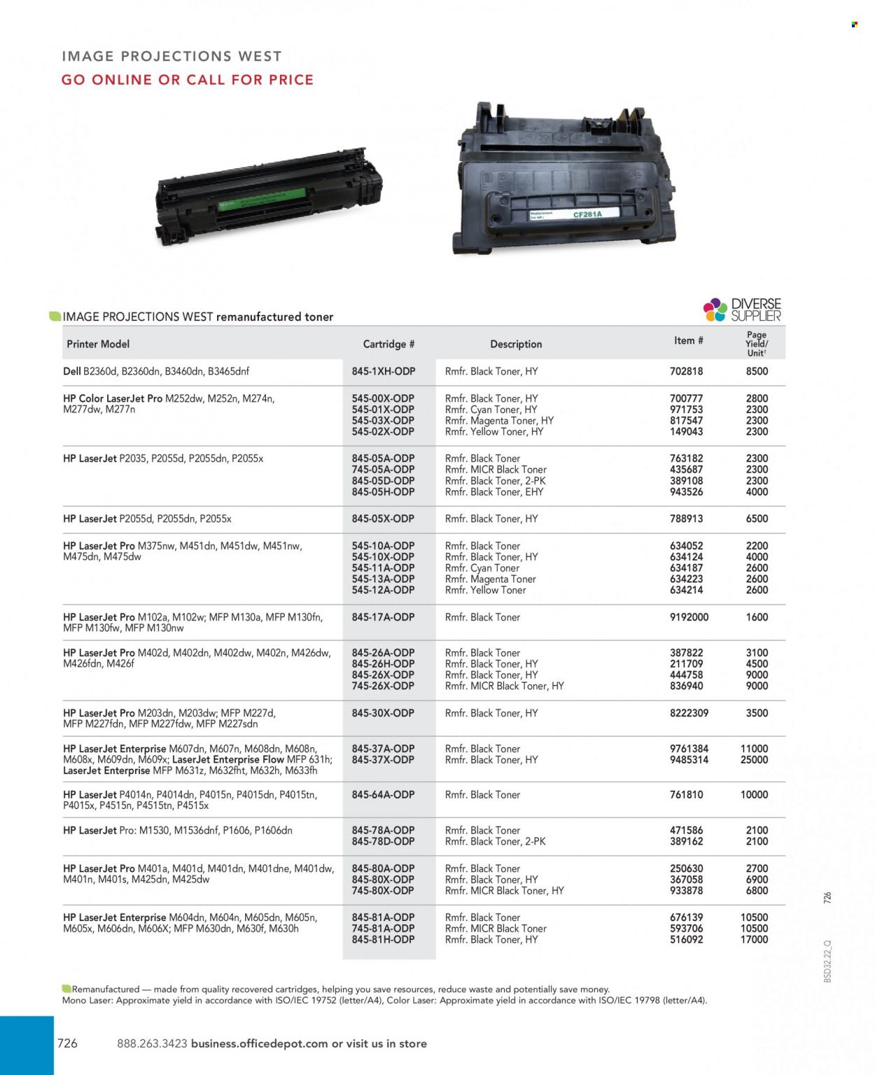 Office DEPOT 2022 Business Reference Guide Promotions & Flyer Specials September 2022