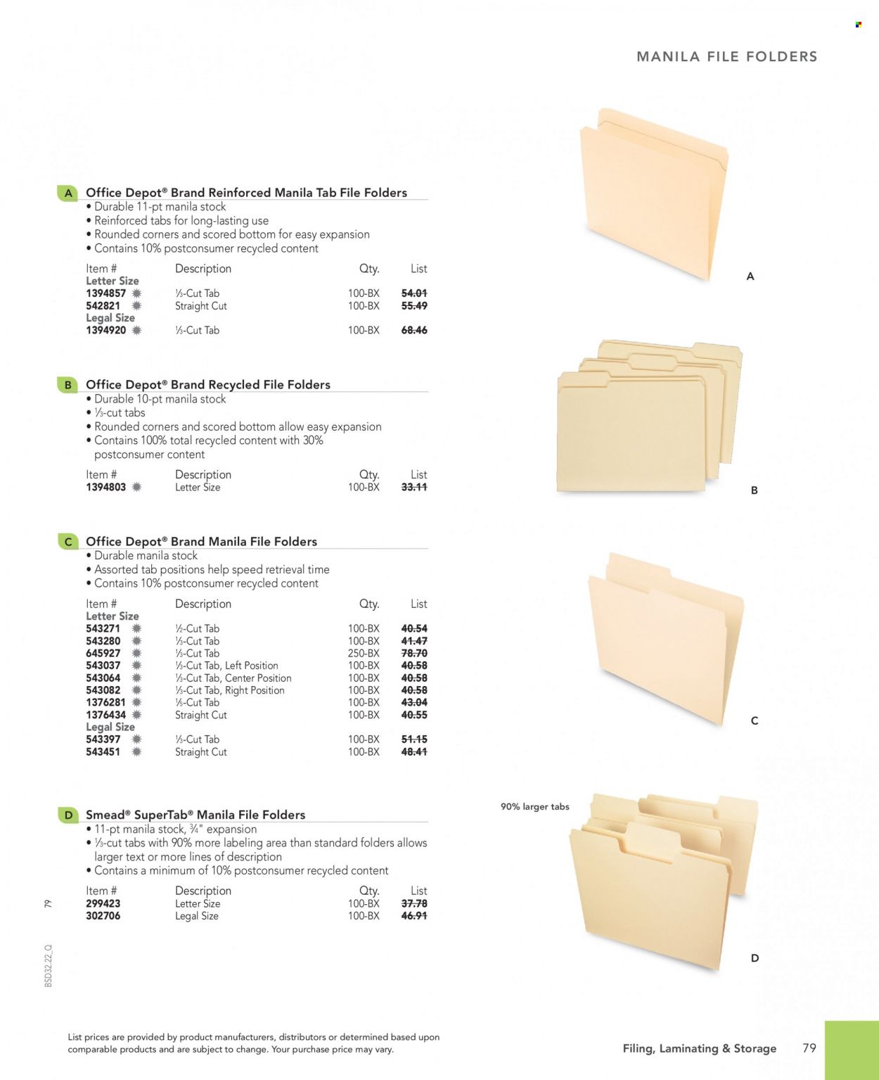 Office DEPOT 2022 Business Reference Guide Promotions & Flyer Specials September 2022