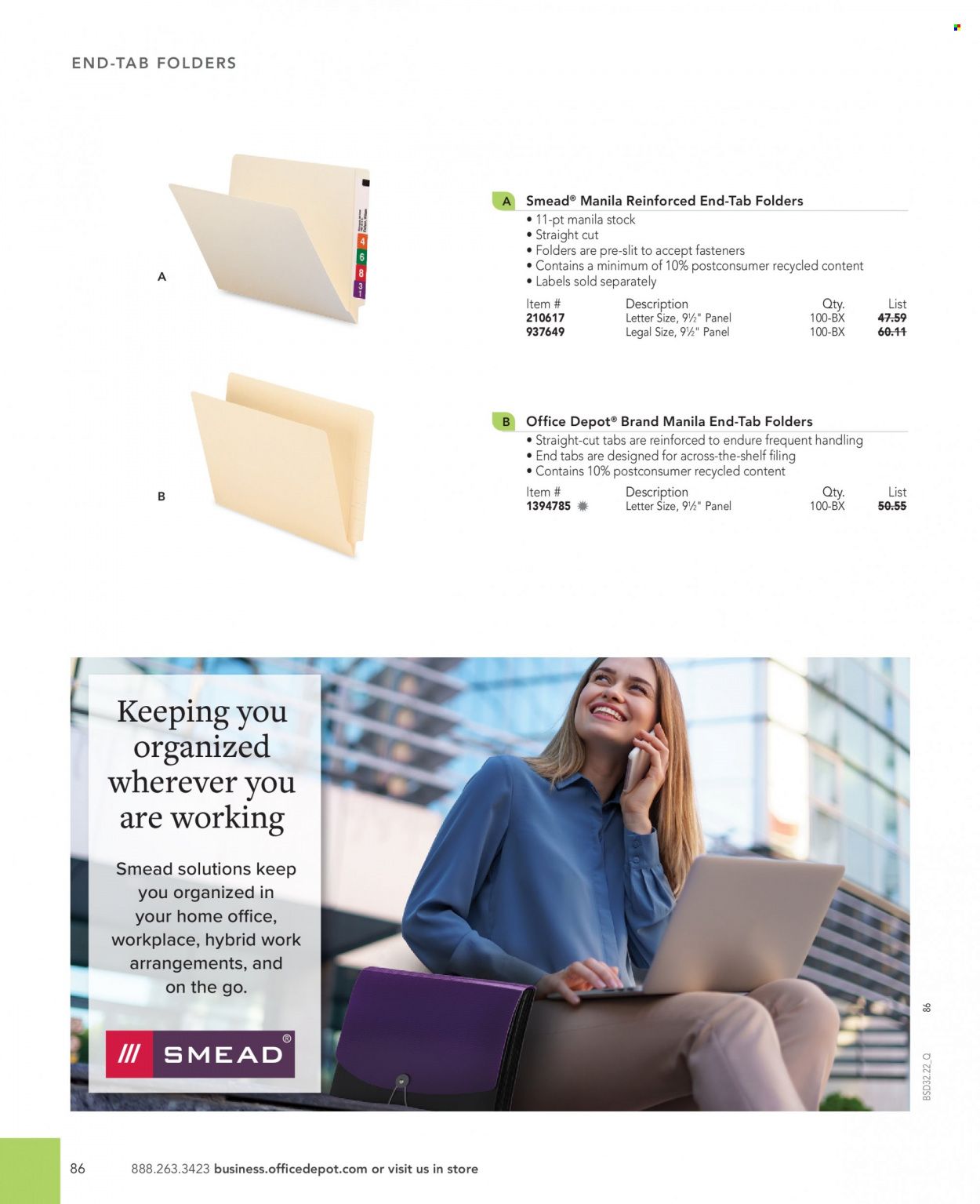 Office DEPOT 2022 Business Reference Guide Promotions & Flyer Specials September 2022