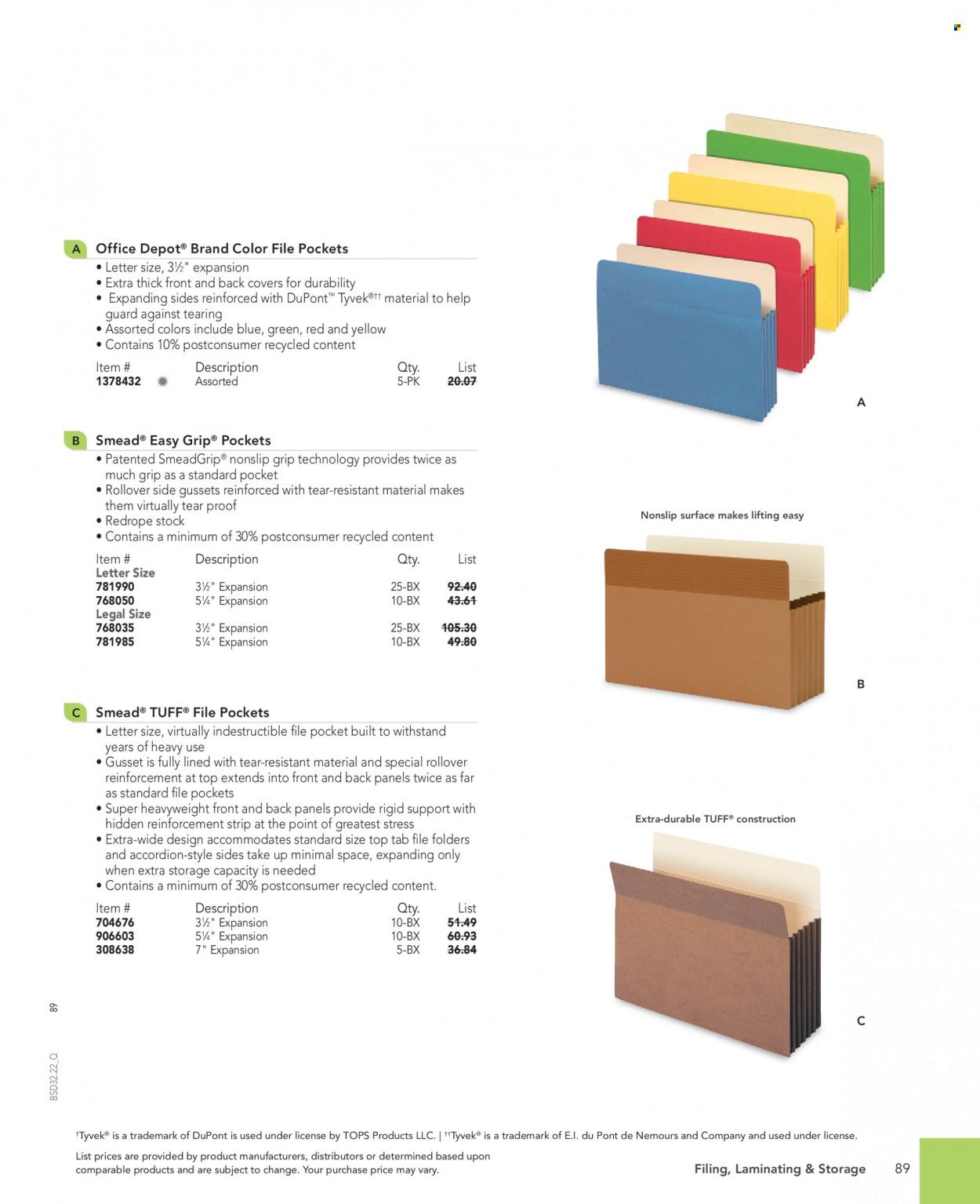 Office DEPOT 2022 Business Reference Guide Promotions & Flyer Specials September 2022