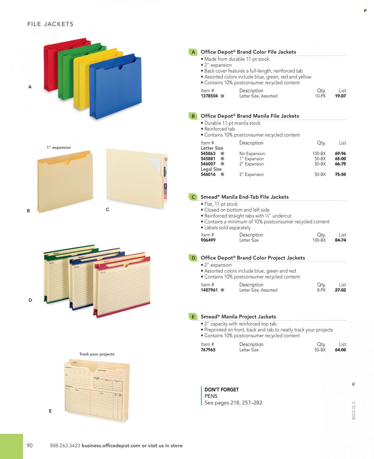 Office DEPOT 2022 Business Reference Guide Promotions & Flyer Specials September 2022
