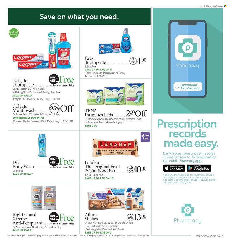 Publix (AL, FL, GA, NC, SC, TN) Weekly Ad Flyer February 24 to March 3