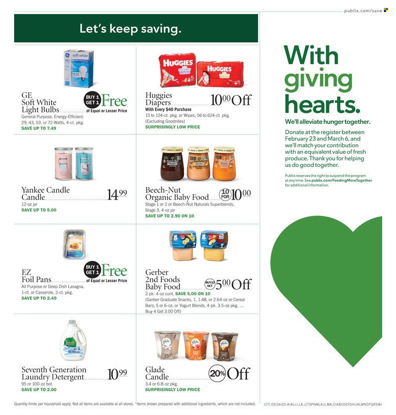 Publix (AL, FL, GA, NC, SC, TN) Weekly Ad Flyer February 24 to March 3