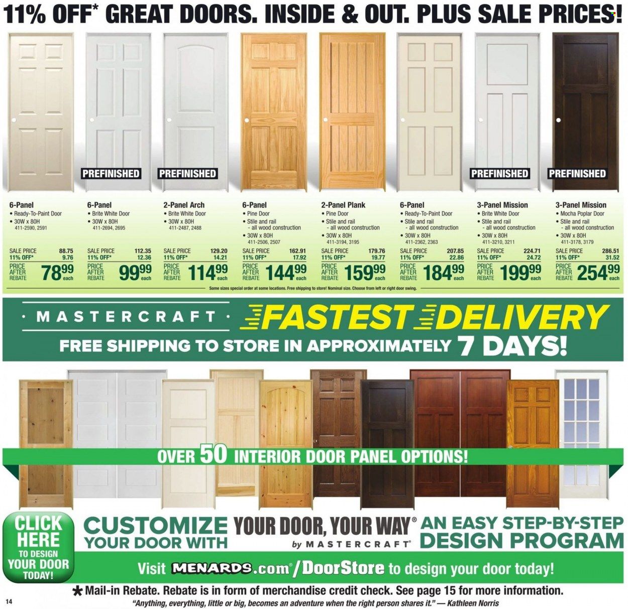 Menards Weekly Ad Flyer February 24 to March 3