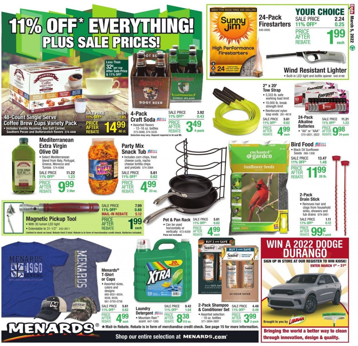 Menards Weekly Ad Flyer February 24 to March 3