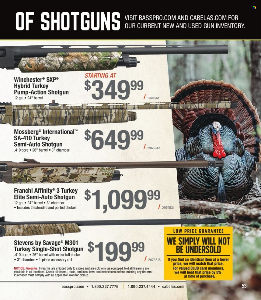 Bass Pro Shops 2022 Turkey Hunting Promotions & Flyer Specials September 2022
