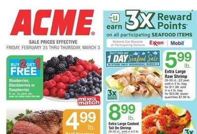 ACME (DE, NJ, NY, PA) Weekly Ad Flyer February 24 to March 3