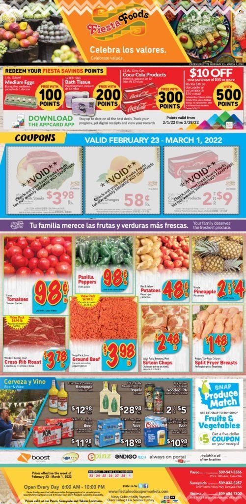 Fiesta Foods SuperMarkets (WA) Weekly Ad Flyer February 25 to March 4