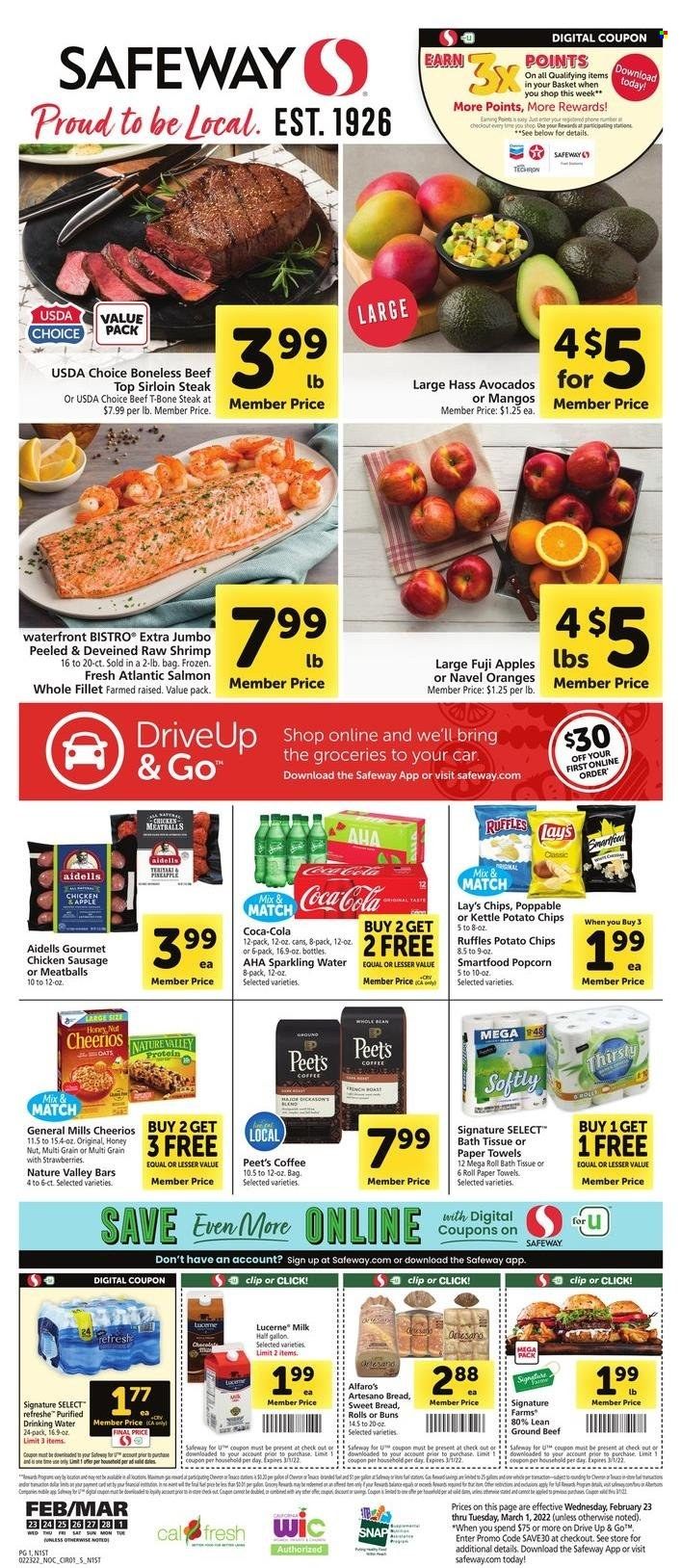 Safeway (AZ, CA, CO, HI, MD, NE, OR, VA, WA) Weekly Ad Flyer February 25 to March 4