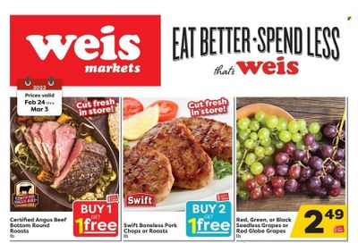 Weis (MD, NY, PA) Weekly Ad Flyer February 25 to March 4