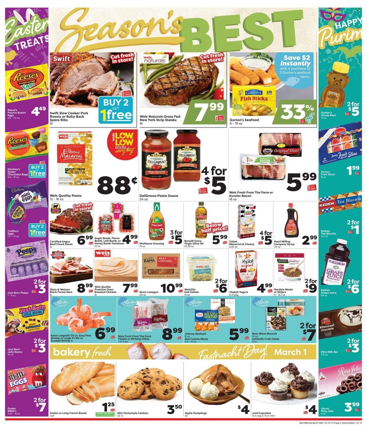 Weis (MD, NY, PA) Weekly Ad Flyer February 25 to March 4