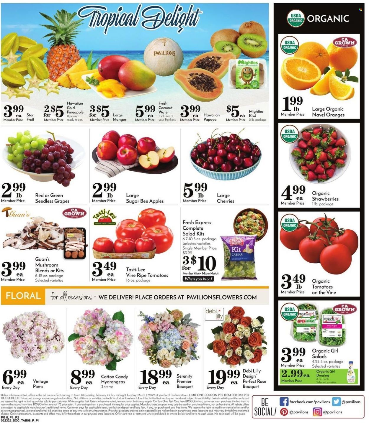 Pavilions (CA) Weekly Ad Flyer February 25 to March 4
