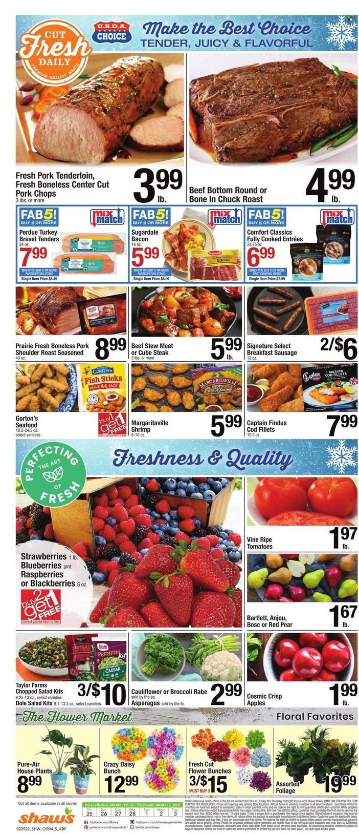 Shaw’s (MA, ME, NH, RI, VT) Weekly Ad Flyer February 25 to March 4