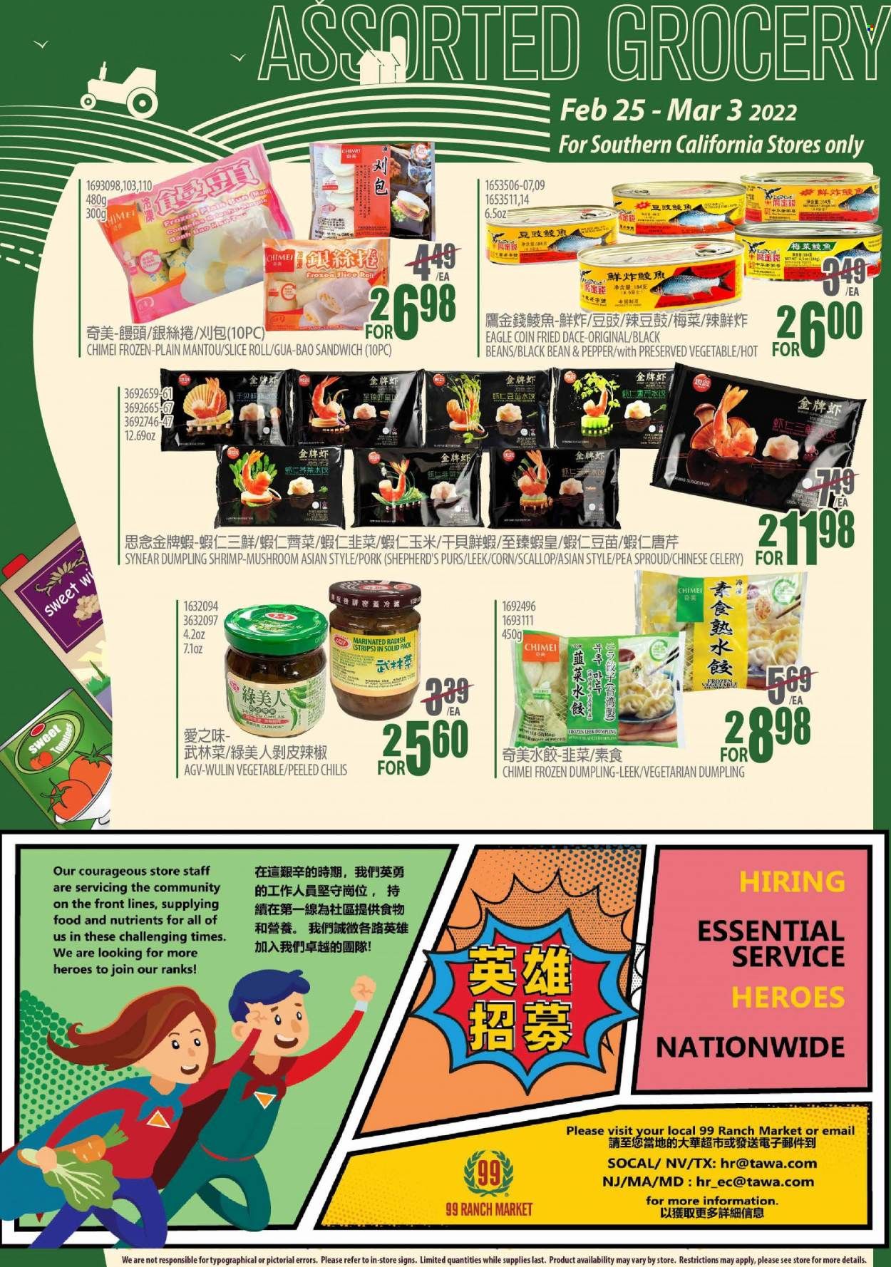 99 Ranch Market (CA) Weekly Ad Flyer February 25 to March 4