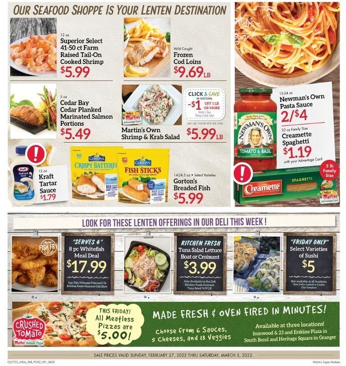 Martin’s (IN, MI) Weekly Ad Flyer February 25 to March 4