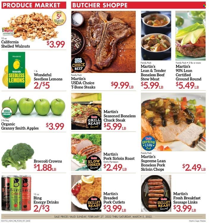 Martin’s (IN, MI) Weekly Ad Flyer February 25 to March 4