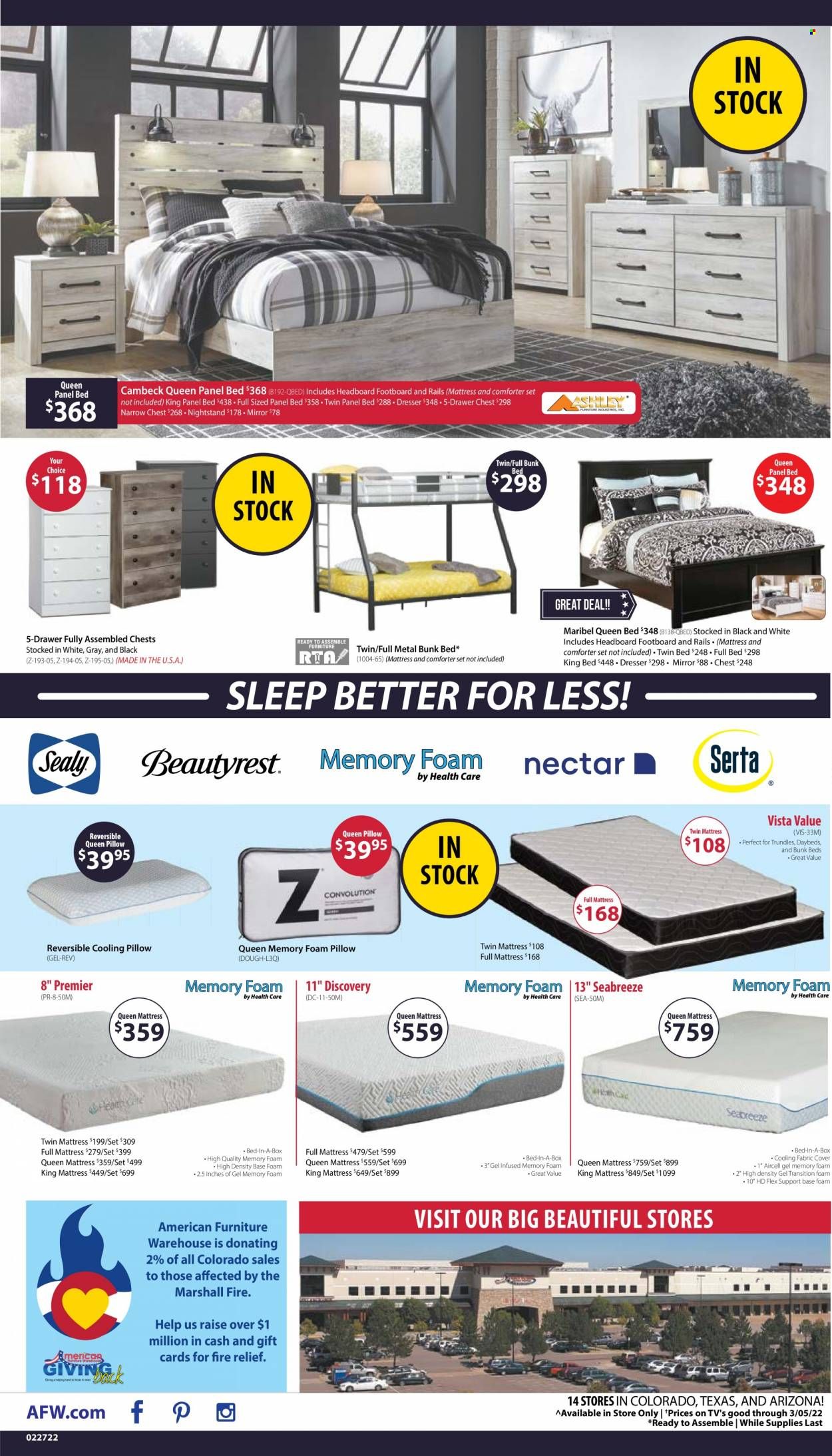American Furniture Warehouse (AZ, CO, TX) Weekly Ad Flyer February 26 to March 5