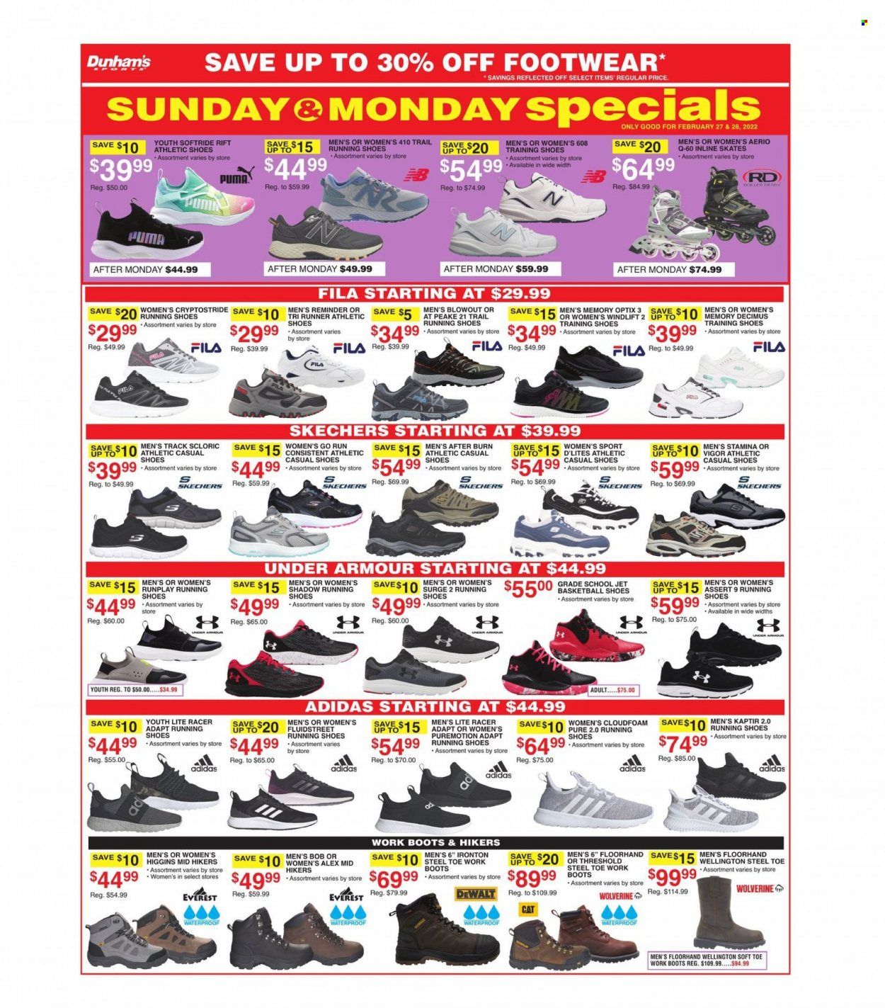 Dunham's Sports Weekly Ad Flyer February 26 to March 5