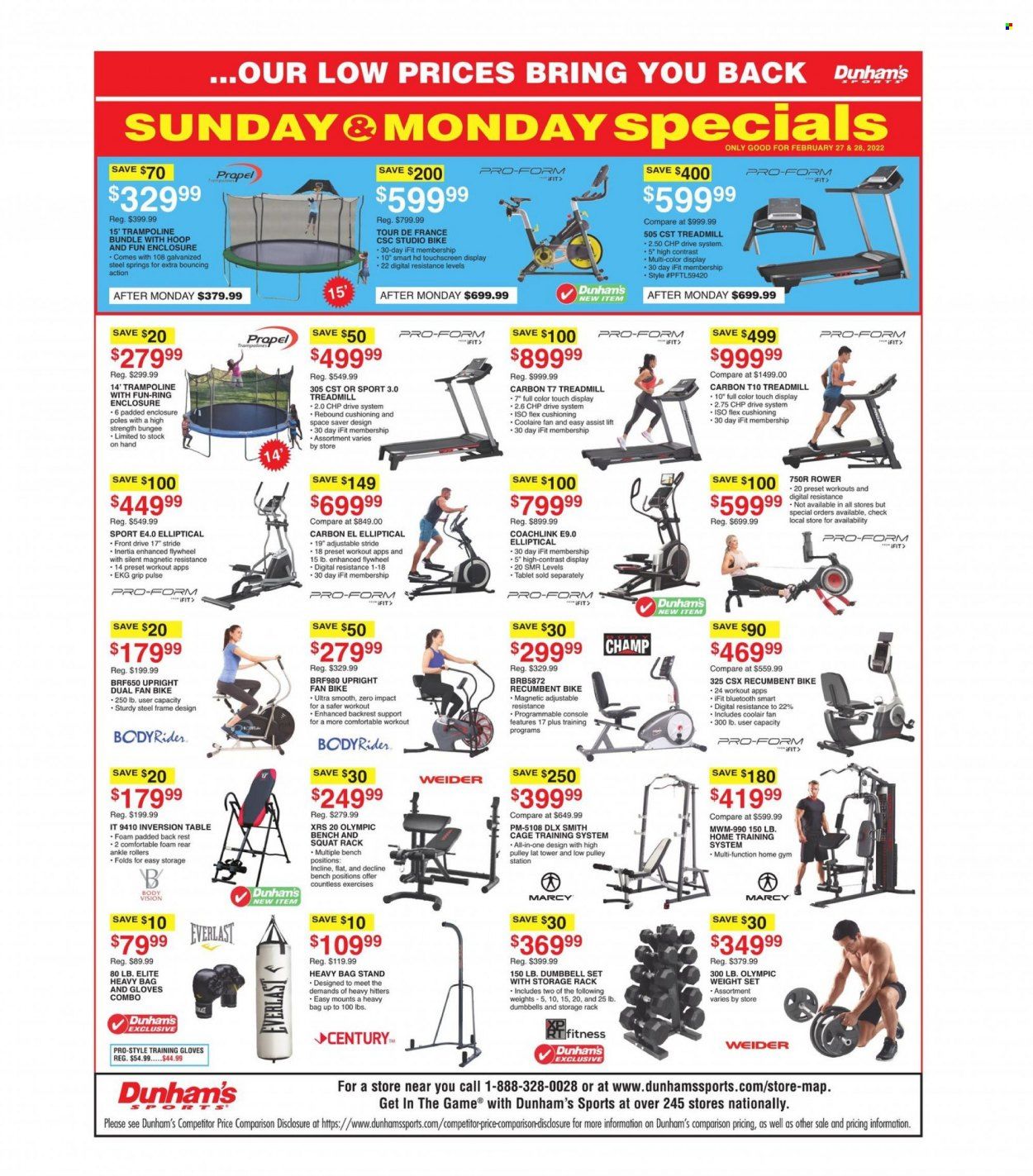 Dunham's Sports (MI, MN, ND, SD, WI) Weekly Ad Flyer February 26 to March 5