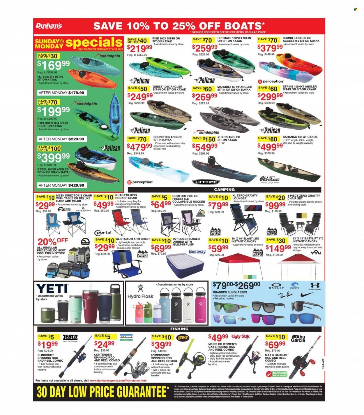 Dunham's Sports (MI, MN, ND, SD, WI) Weekly Ad Flyer February 26 to March 5