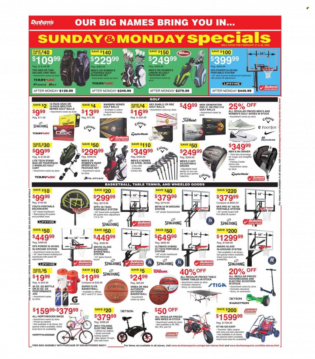Dunham's Sports (MI, PA, WI) Weekly Ad Flyer February 26 to March 5