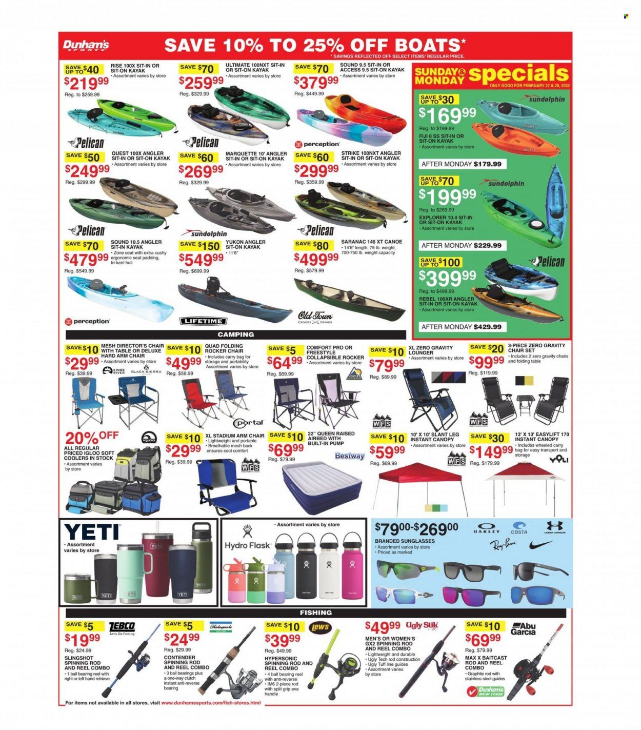 Dunham's Sports (MI, PA, WI) Weekly Ad Flyer February 26 to March 5