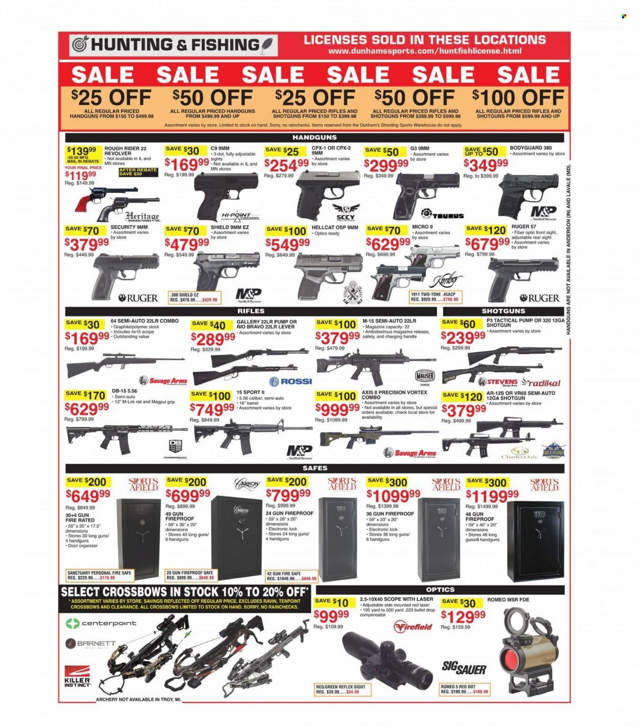 Dunham's Sports (MI, PA, WI) Weekly Ad Flyer February 26 to March 5